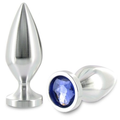 METALHARD ANAL PLUG DIAMOND CRISTAL BIG 10.16CM - D-205410 - Dona Pimenta