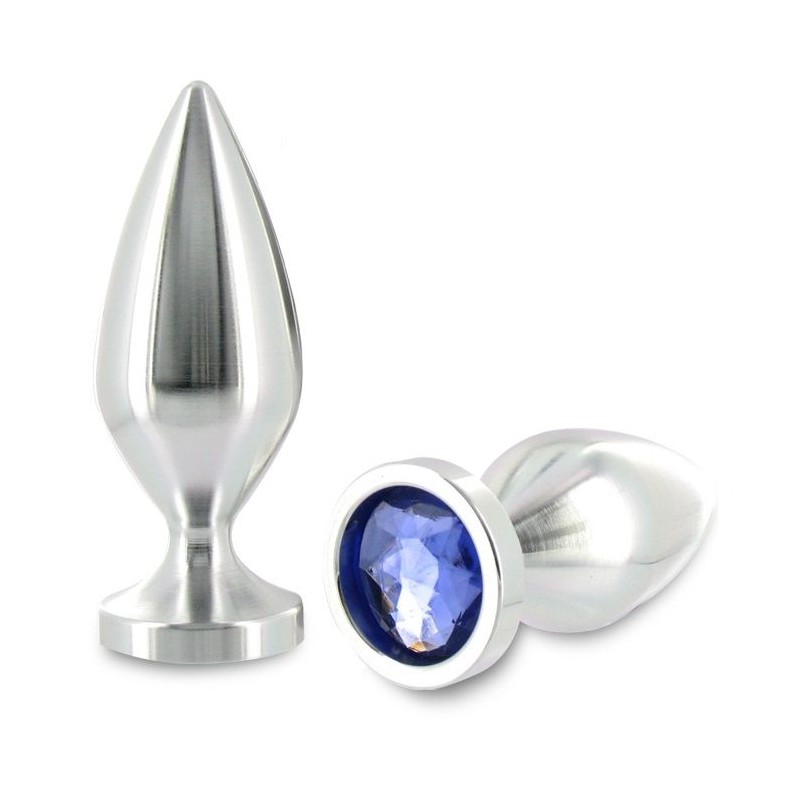 METALHARD ANAL PLUG DIAMOND CRISTAL BIG 10.16CM - D-205410 - Dona Pimenta