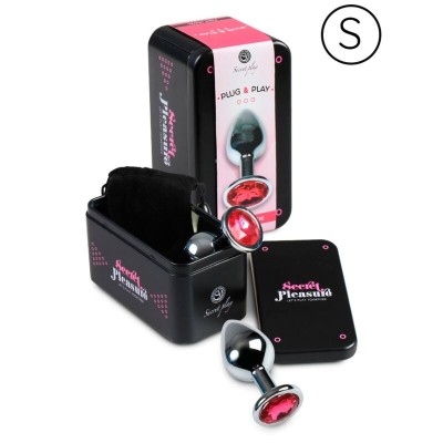 SECRETPLAY PLUG ANAL ALUMINIUM FUCHSIA 7CM - D-212416 - Dona Pimenta