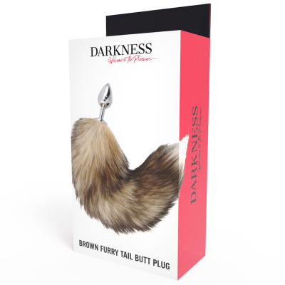 DARKNESS - TAIL BUTT PLUG SILVER - D-221137 - Dona Pimenta