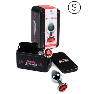 SECRETPLAY ANAL PLUG ROJO S - D-221370 - Dona Pimenta