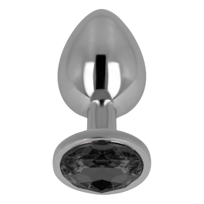 OHMAMA PLUG ANAL METAL PRETO 8 CM - D-232947 - Dona Pimenta