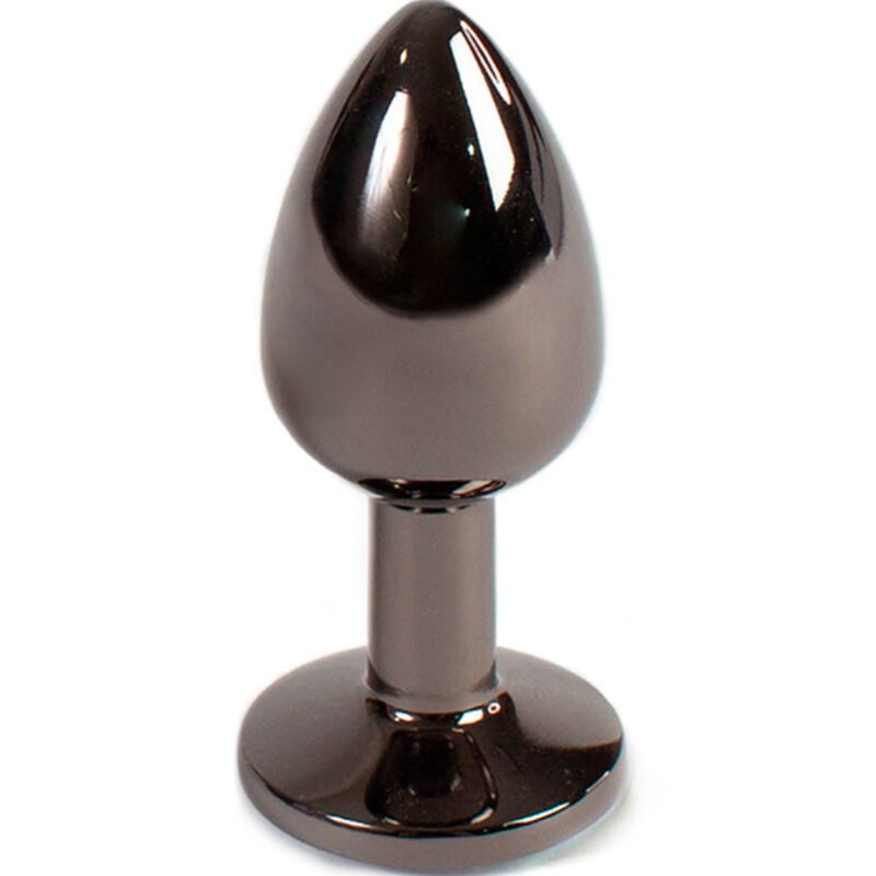 SECRET PLAY - BUTT PLUG DE GUNMETAL TAMANHO PEQUENO 7 CM - D-234738 - Dona Pimenta