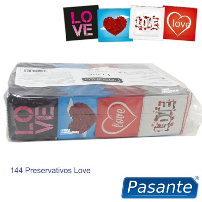 PASANTE - SACO DE AMOR DE PRESERVATIVOS 144 UNIDADES - D-236439 - Dona Pimenta