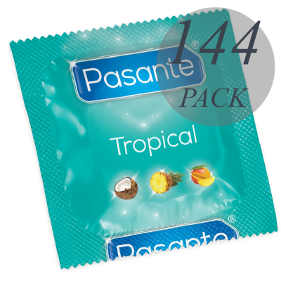 Preservativos ATRAVÉS DE SABORES TROPICAIS 144 UNIDADES - D-225489 - Dona Pimenta