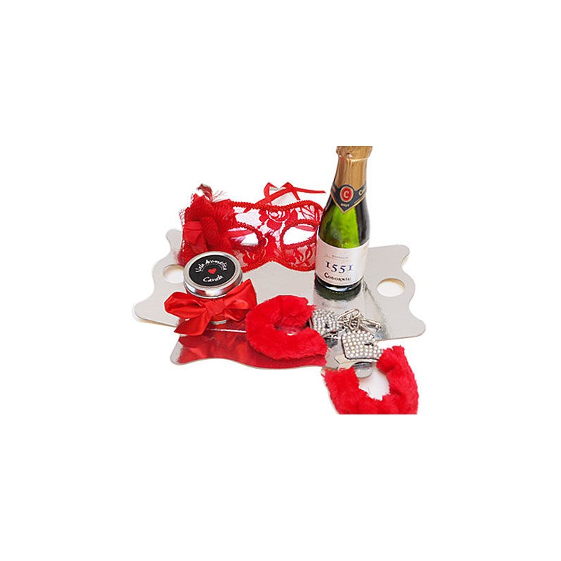 KIT ERÓTICO RED VENETIAN MASK - D-210066 - Dona Pimenta