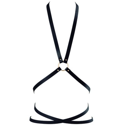 BIJOUX INDISCRETS MAZE MULTI-WAY HARNESS BLACK - D-213770 - Dona Pimenta