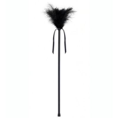 SECRETPLAY PLUMERO PLUMAS NEGRO 40CM - D-216317 - Dona Pimenta