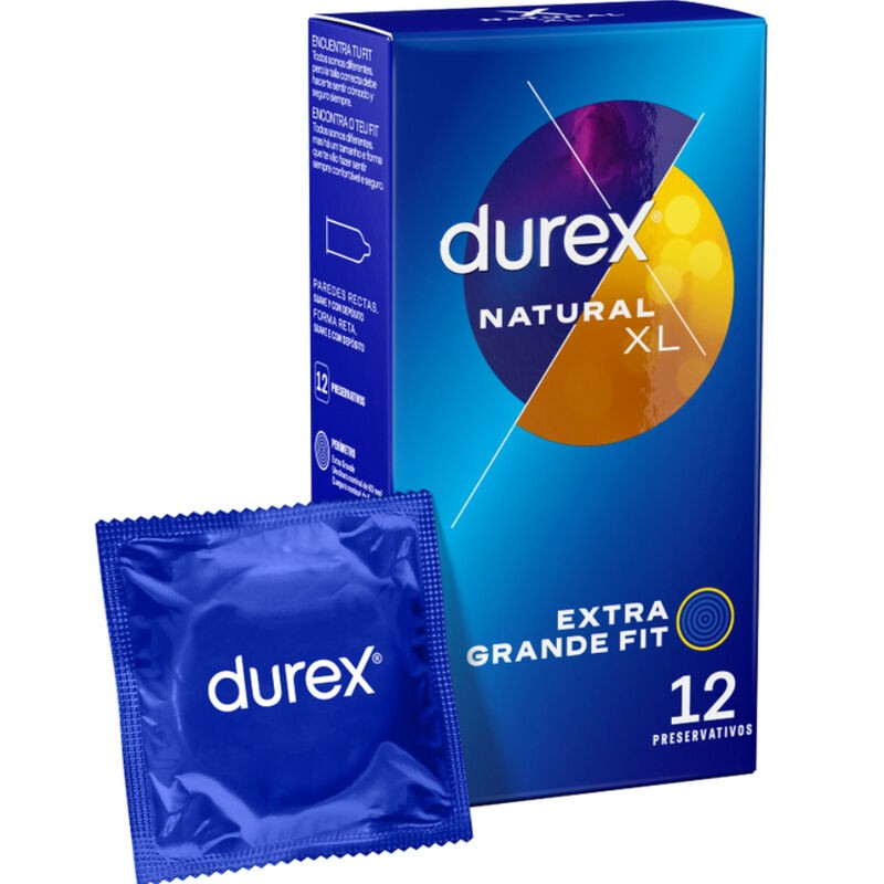 DUREX - NATURAL XL 12 UNIDADES - D-194989 - Dona Pimenta