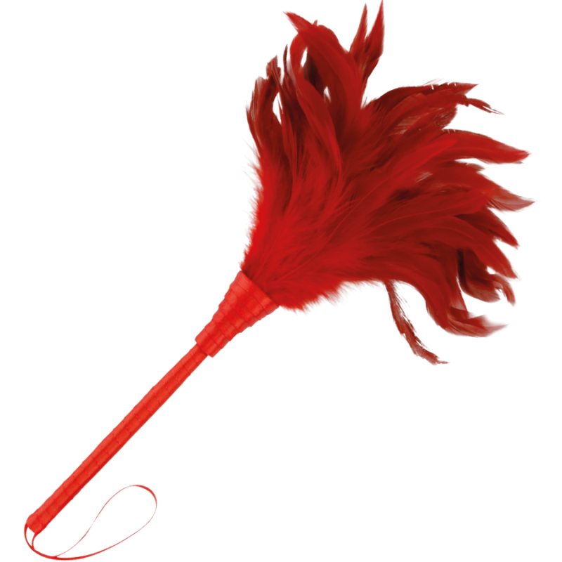 DARKNESS RED FEATHER 24cm - D-221178 - Dona Pimenta