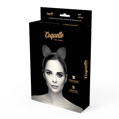 COQUETTE CHIC DESIRE&trade; - FAIXA COM ORELHAS DE GATO - D-226921 - Dona Pimenta