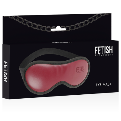 FETISH SUBMISSIVE DARK ROOM ANTIFAZ CUERO VEGANO CON FORRO DE NEOPRENO - D-227420 - Dona Pimenta