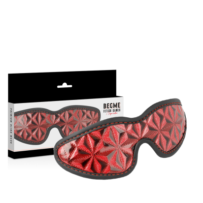 BEGME&trade; - RED EDITION PREMIUM MÁSCARA CEGA COM FORRO DE NEOPRENE - D-229259 - Dona Pimenta