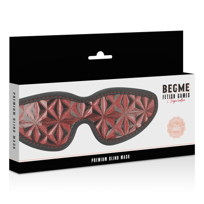 BEGME&trade; - RED EDITION PREMIUM MÁSCARA CEGA COM FORRO DE NEOPRENE - D-229259 - Dona Pimenta