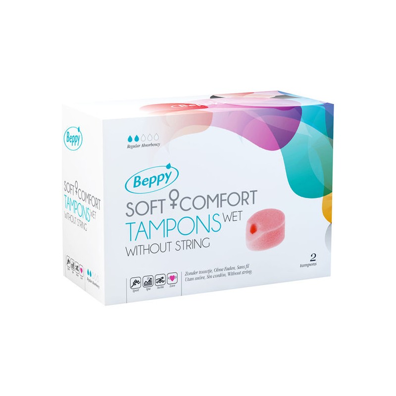 BEPPY - SOFT COMFORT TAMPONS WET 2UNITS - D-219519 - Dona Pimenta