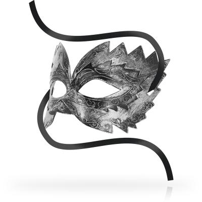 MÁSCARAS OHMAMA VENETIAN EYEMASK - PRATA - D-230038 - Dona Pimenta