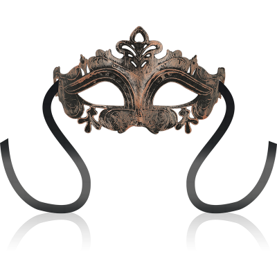 OHMAMA MASKS MÁSCARA VENETIANA - COBRE - D-230048 - Dona Pimenta