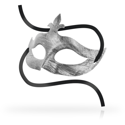 MÁSCARAS OHMAMA FLEUR DE LIS EYEMASK - PRATA - D-230049 - Dona Pimenta