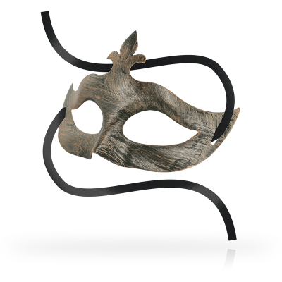 MÁSCARAS OHMAMA FLEUR DE LIS EYEMASK - COBRE - D-230050 - Dona Pimenta