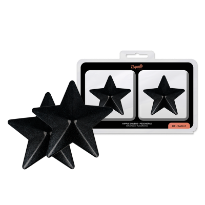 COQUETTE CHIC DESIRE&trade; - COBERTURAS PARA BICOS BLACK STARS - D-230193 - Dona Pimenta