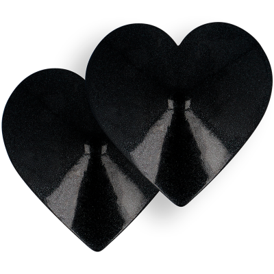 COQUETTE CHIC DESIRE&trade; - CAPAS DE BICOS BLACK HEARTS - D-230194 - Dona Pimenta