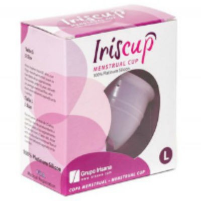 IRISCUP - COPO GRANDE DO MÊS ROSA + SACO ESTERILIZADOR GRATUITO - D-197831 - Dona Pimenta