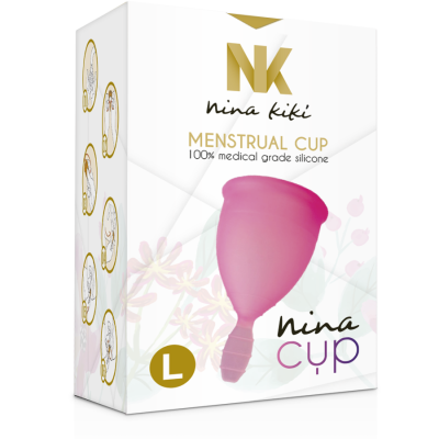 NINA CUP MENSTRUAL CUP TAMANHO L ROSA - D-212752 - Dona Pimenta