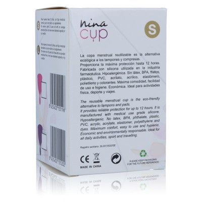 NINA CUP MENSTRUAL CUP TAMANHO ROSA - D-212753 - Dona Pimenta