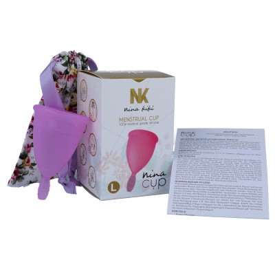 NINA CUP MENSTRUAL CUP TAMANHO L LILAC - D-212754 - Dona Pimenta