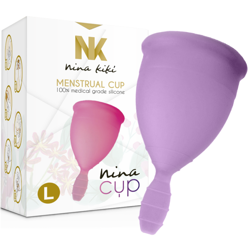 NINA CUP MENSTRUAL CUP TAMANHO L LILAC - D-212754 - Dona Pimenta