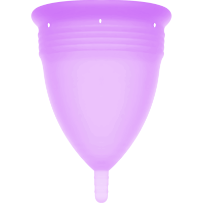 COPA MENSTRUAL STERCUP TAMANHO L COR ROXO SILICONE FDA - D-223033 - Dona Pimenta