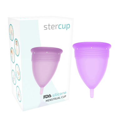 STERCUP MENSTRUAL CUP TAMANHO S COR PURPLE FDA SILICONE - D-223036 - Dona Pimenta