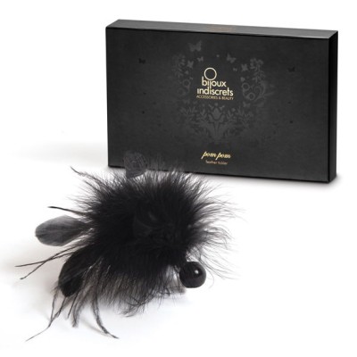 BIJOUX POM POM FEATHER TICKLER - D55-21758 - Dona Pimenta