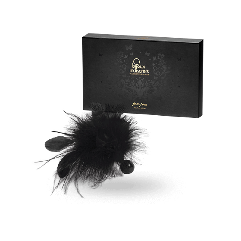 BIJOUX POM POM FEATHER TICKLER - D55-21758 - Dona Pimenta