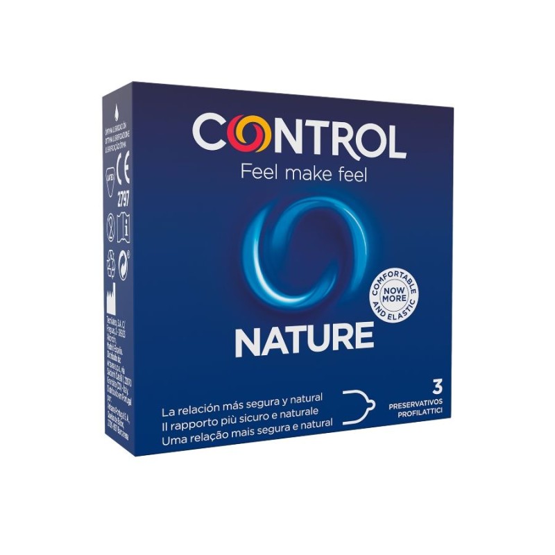 CONTROL ADAPTA NATURE CONDOMS 3 UNITS - D-194268 - Dona Pimenta