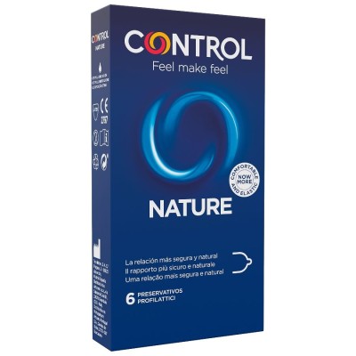 CONTROL ADAPTA NATURE CONDOMS 6 UNITS - D-194270 - Dona Pimenta