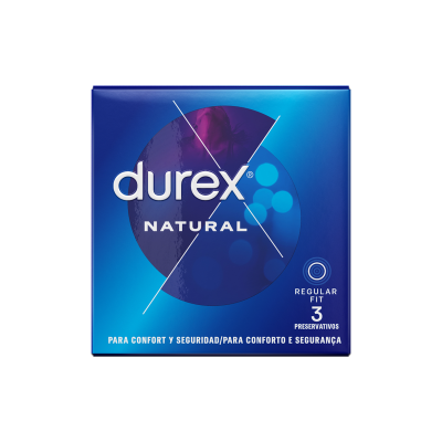 DUREX - NATURAL CLÁSSICO 3 UNIDADES - D-194973 - Dona Pimenta