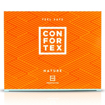 CONFORTEX CONDOM NATURE BOX 144 UNIDADES - D-208338 - Dona Pimenta