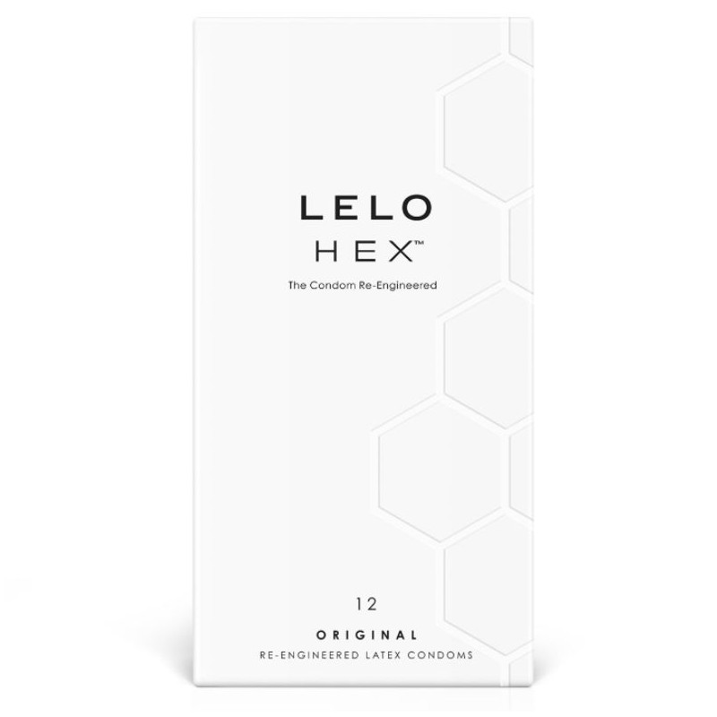 LELO HEX PRESERVATIVE BOX 12 UNIDADES - D-211713 - Dona Pimenta