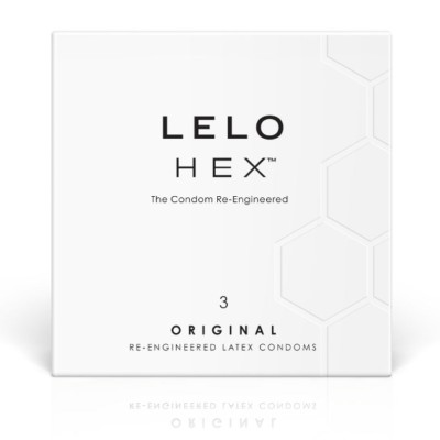 LELO HEX PRESERVATIVE BOX 3 UNITS - D-211714 - Dona Pimenta