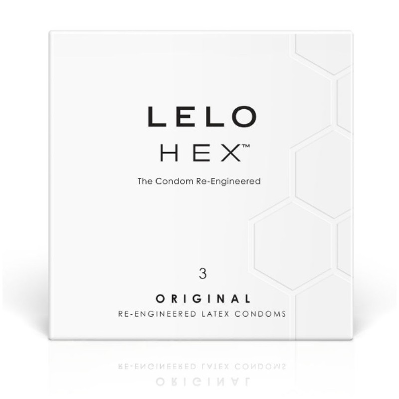 LELO HEX PRESERVATIVE BOX 3 UNITS - D-211714 - Dona Pimenta