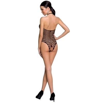 PASSION WOMAN BS087 BODYSTOCKING - BLACK ONE SIZE - D-228667 - Dona Pimenta