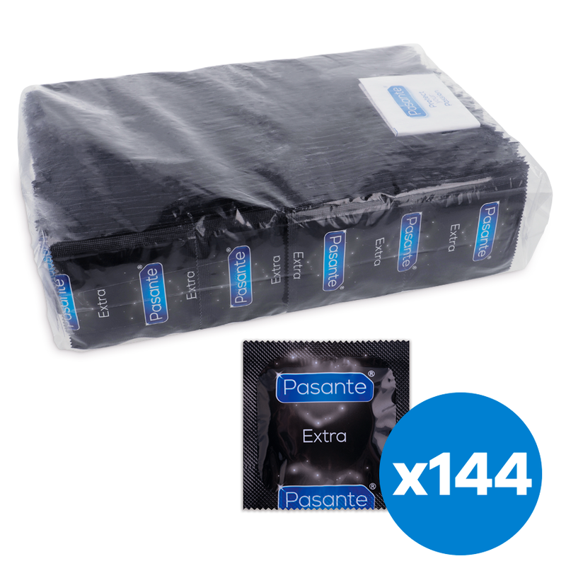 PASANTE CONDOMS EXTRA 144 UNIDADES - D-226611 - Dona Pimenta