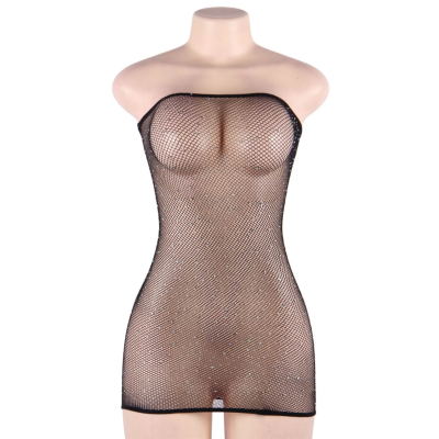 QUEEN LINGERIE SHINNY-DRESS BODYSTOCKING SL - D-229510 - Dona Pimenta