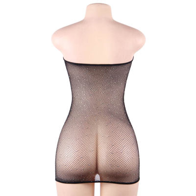 QUEEN LINGERIE SHINNY-DRESS BODYSTOCKING SL - D-229510 - Dona Pimenta