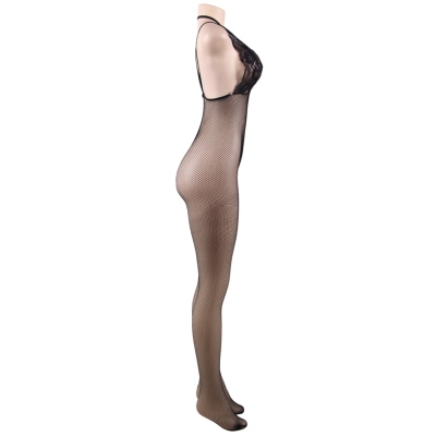 QUEEN LINGERIE FISHNET SHEER OPEN CROTH BODYSTOCKING SL - D-229541 - Dona Pimenta