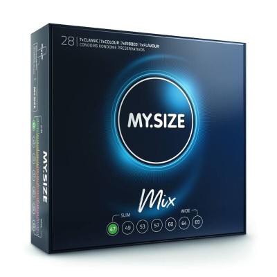 MY SIZE MIX CONDOMS 47 MM 28 UNITS - D-233574 - Dona Pimenta