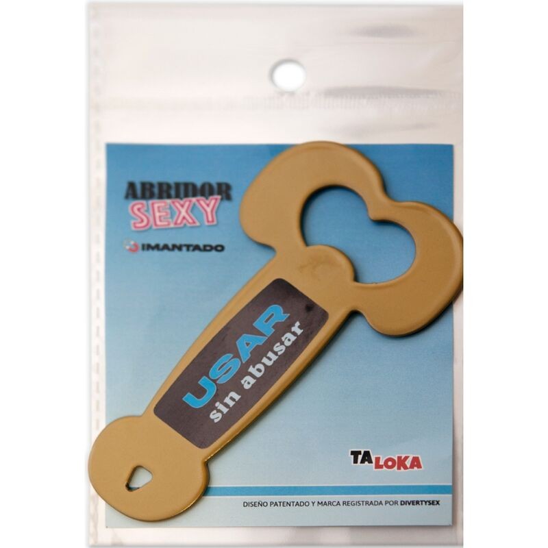 TALOKA - ABRIDOR DE PITO DE METAL USE SEM ABUSO /es/pt/pt/ - D-234666 - Dona Pimenta