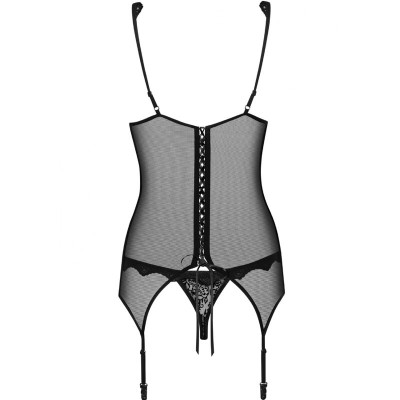 OBSESSIVE - EMPERITA CORSET & TANGA XXL - D-236834 - Dona Pimenta