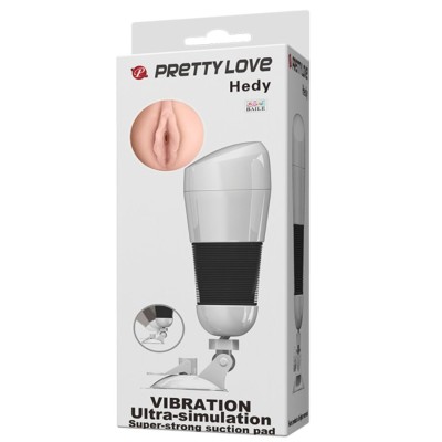 PRETTY LOVE HEDY MASTURBADOR VAGINA CON VIBRACION - D-220348 - Dona Pimenta